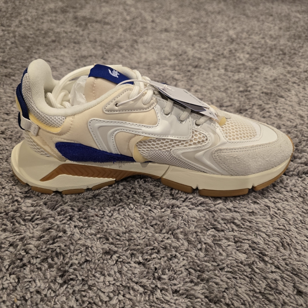 LACOSTE L003 NEO 124 4 SMA Trainers - White - Size 9.5 - NEW!